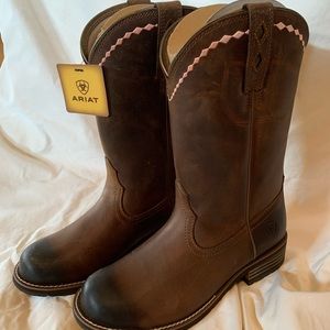 Ariat Unbridled Roper Distressed Brown Boots